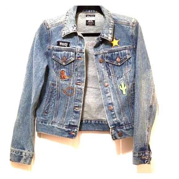 forever 21 mickey mouse denim jacket